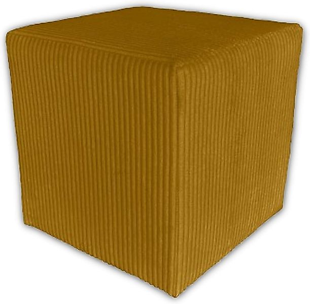 Best for Home Sitzwürfel Best For Home Sitzwürfel Pouf Hocker – Samt, Fußho günstig online kaufen