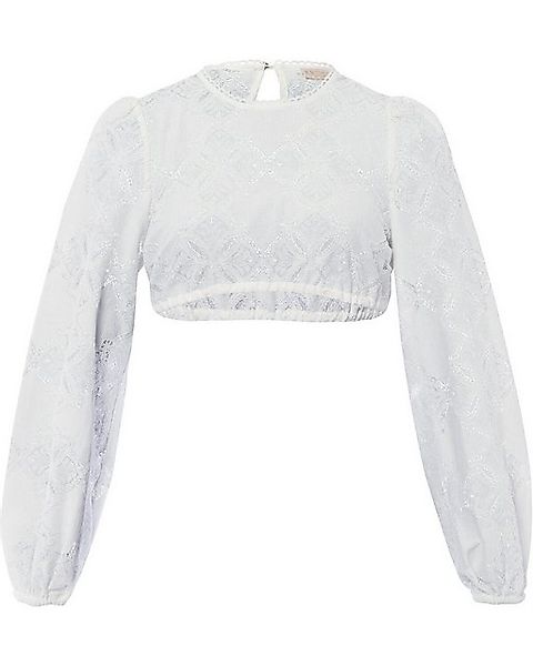 KRÜGER COLLECTION Dirndlbluse Langarm-Dirndlbluse aus Spitze günstig online kaufen