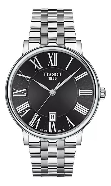 Tissot CARSON Premium Quartz, Metallarmband T122.410.11.053.00 Herrenuhr günstig online kaufen