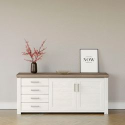 set one by Musterring Sideboard "York", Typ 51, mit viel Stauraum, Bügelgri günstig online kaufen