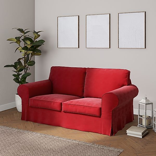 Bezug für Ektorp 2-Sitzer Schlafsofa ALTES Modell, rot, Sofabezug Ektorp 2- günstig online kaufen