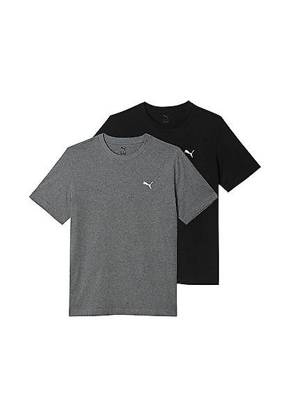 PUMA Poloshirt Ess Logo Tee Multipack M (Packung, 2er-Pack) günstig online kaufen