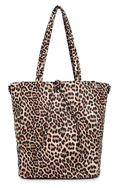 ITALYSHOP24 Schultertasche XXL Damen Tasche LEOPARD günstig online kaufen