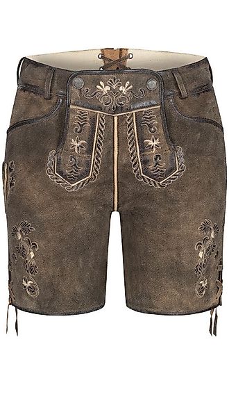Nübler Trachtenlederhose Lederhose kurz Viona M günstig online kaufen