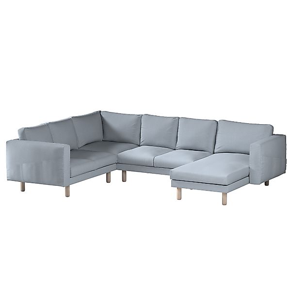 Bezug für Norsborg 5-Sitzer Ecksofa mit Recamiere, steingrau, Norsborg Bezu günstig online kaufen