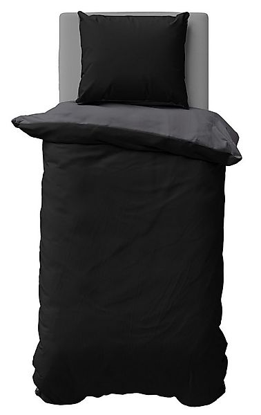 One Home Bettwäsche Doubleface, Biber, 2 teilig, Uni Wende, kuschelig flaus günstig online kaufen