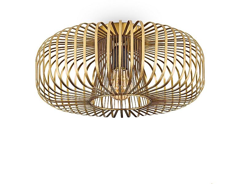 hofstein Deckenleuchte moderne Deckenlampe aus Metall in Messingfarben, ohn günstig online kaufen