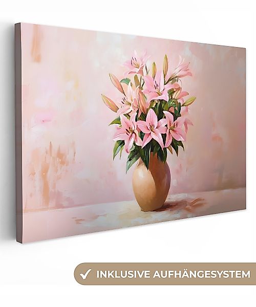 OneMillionCanvasses® Leinwandbild Vase - Blumen - günstig online kaufen