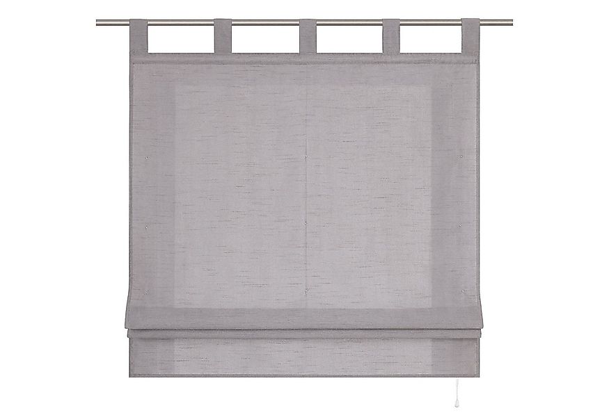 Joyswahl Raffrollo, mit Schlaufen, Uni Strukturiertes Gewebe Gardinen Küche günstig online kaufen