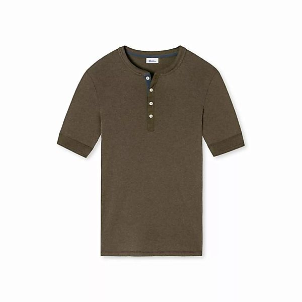 SCHIESSER Revival Herren Henley Shirt - 1/2 Arm, Karl-Heinz, Feinripp, einf günstig online kaufen