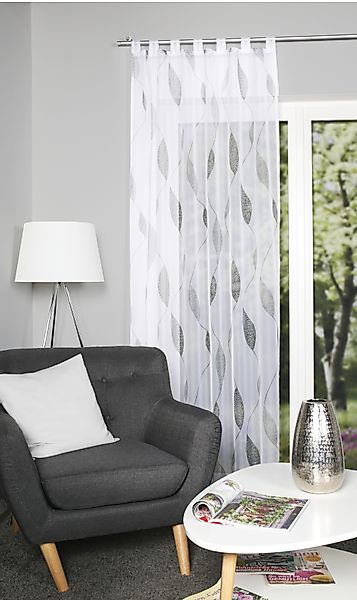 HOME WOHNIDEEN Vorhang PAOLO, Schlaufen (1 günstig online kaufen