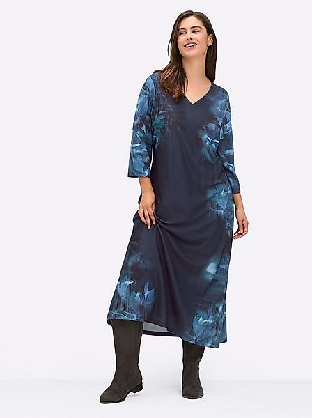 Sheego Jerseykleid Jersey-Kleid 3/4-Arm günstig online kaufen