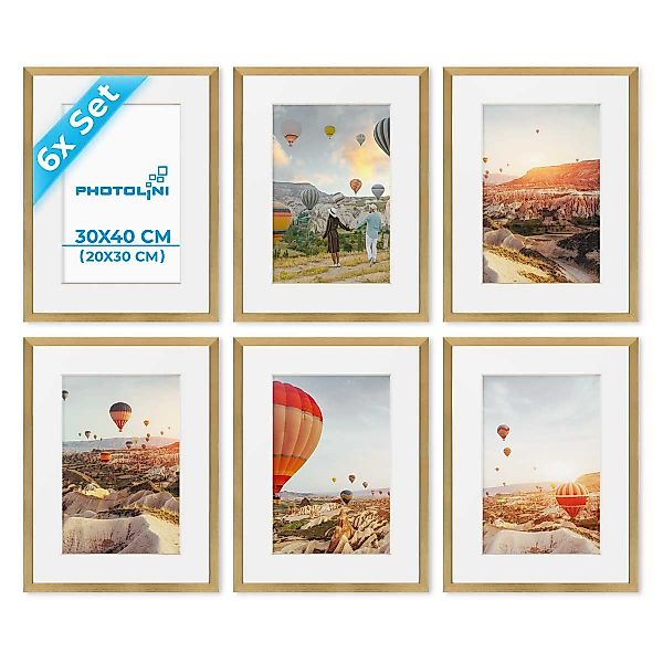 PHOTOLINI Bilderrahmen 6er Set 30x40 cm günstig online kaufen