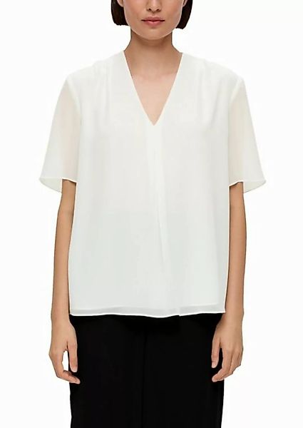 s.Oliver BLACK LABEL Shirtbluse, mit eingelegter Falte vorne günstig online kaufen