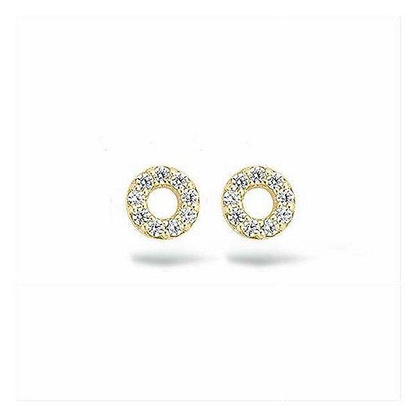 Blush Paar Ohrstecker BLUSH Ohrstecker 14 Karat Gelbgold mit Zirkonia 7193Y günstig online kaufen