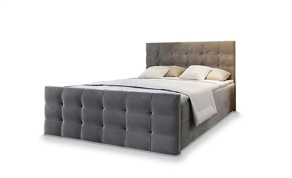 MASSENO Boxbett mit Bettkasten Amon ¦ grau ¦ Maße (cm): B: 140 H: 98 Betten günstig online kaufen