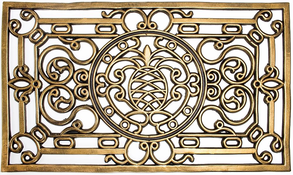 Andiamo Fußmatte "Nabucco" rechteckig 10 mm Höhe Gummi-Fussabtreter, Gussei günstig online kaufen