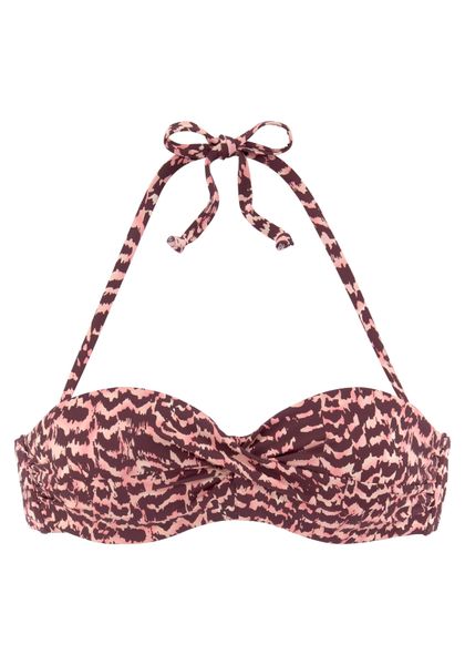 LASCANA Bügel-Bandeau-Bikini-Top Holly, in Wickeloptik günstig online kaufen