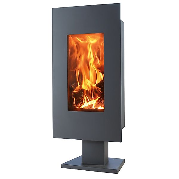 Panadero Osaka Kaminofen Osaka Stahl Schwarz Metallic 8 kW günstig online kaufen