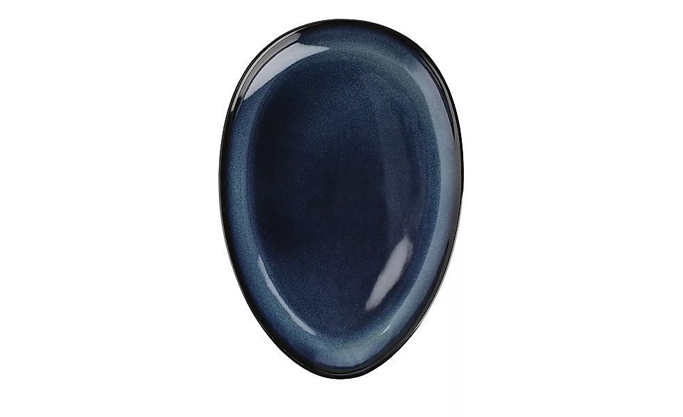 Peill+Putzler Platte oval  Azuro - blau - Porzellan - 25 cm - 3,8 cm - Scon günstig online kaufen