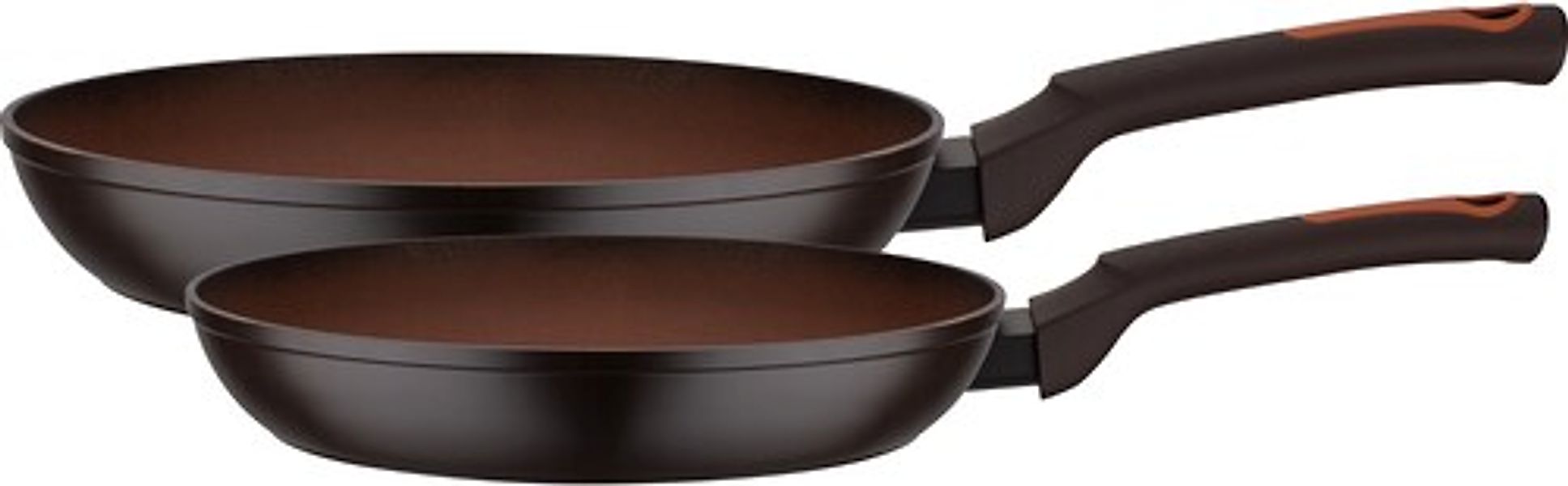 GSW Pfannen-Set »Terra« Aluminium Set, je 1 Bratpfanne Ø 24/28 cm, H: 4,5/5 günstig online kaufen