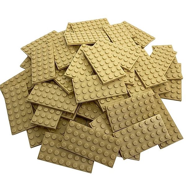 LEGO® Spielbausteine LEGO® 4x8 Platten Bauplatten Hellbeige - 3035 NEU! Men günstig online kaufen