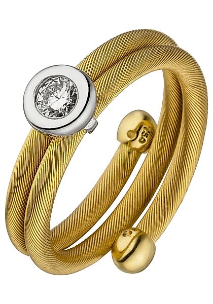 JOBO Diamantring, 750 Gold bicolor mit günstig online kaufen