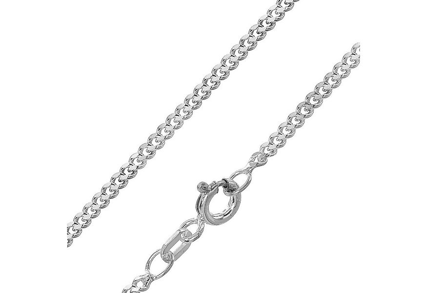 trendor Panzerkette Silberkette für Anhänger 925 Silber rhodiniert Panzer 2 günstig online kaufen