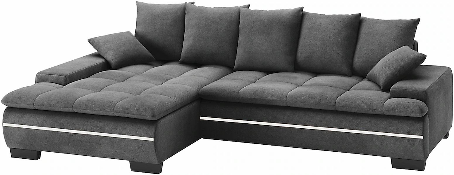 Mr. Couch Ecksofa "Haiti II, L-Form", RGB-LED Beleuchtung, Kaltschaum, wahl günstig online kaufen