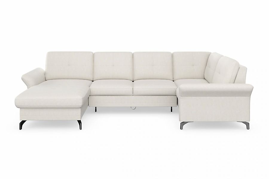 Home affaire Wohnlandschaft "Calando U-Form" wahlweise mit Bettfunktion, Be günstig online kaufen