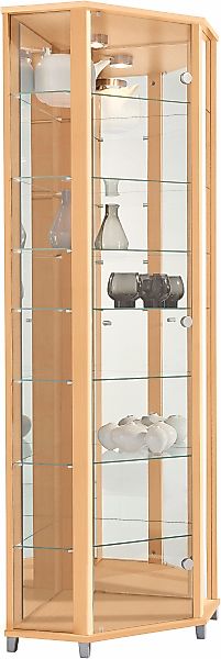 fif möbel Eckvitrine "TRIO Höhe ca. 172 cm, ink. Beleuchtung", Eckvitrine/G günstig online kaufen