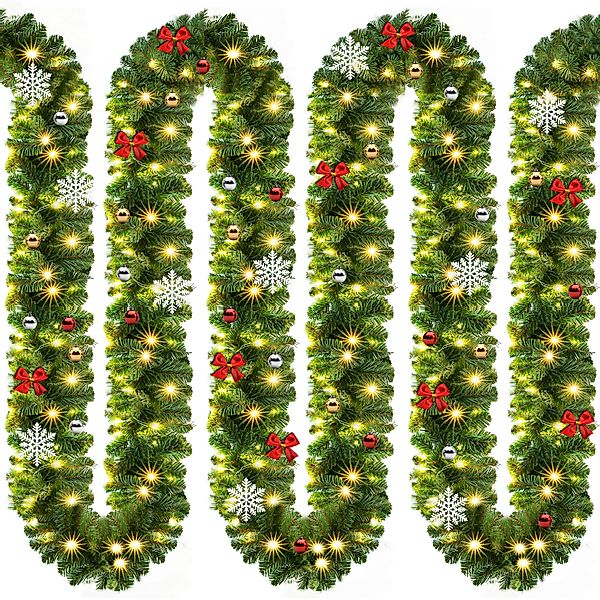 Kunstgirlande, Casaria, Höhe 28 cm, Weihnachtsgirlande günstig online kaufen