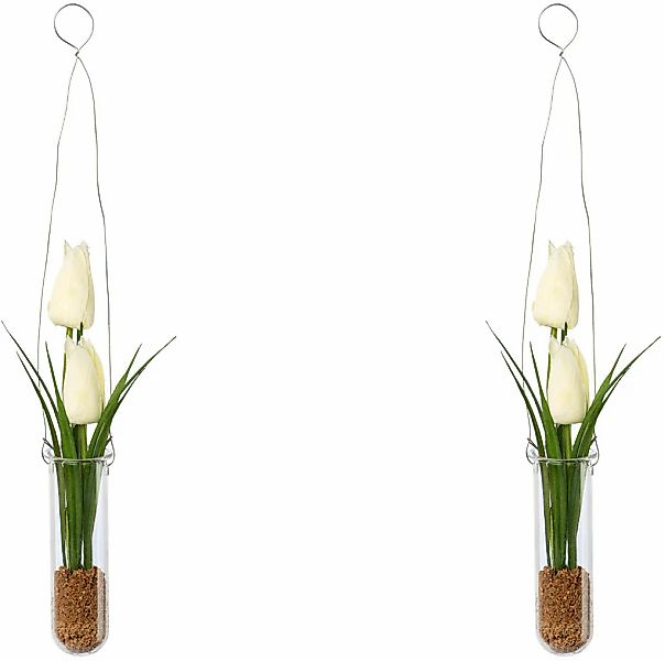 my home Kunstblume "Tulpen in Hängevase" günstig online kaufen