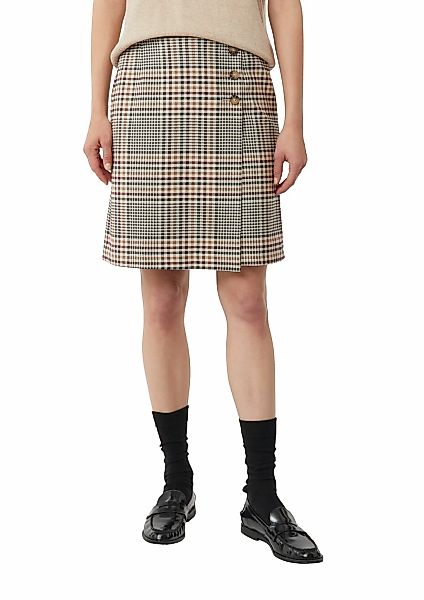 Comma Wickelrock mit Karo-Muster günstig online kaufen