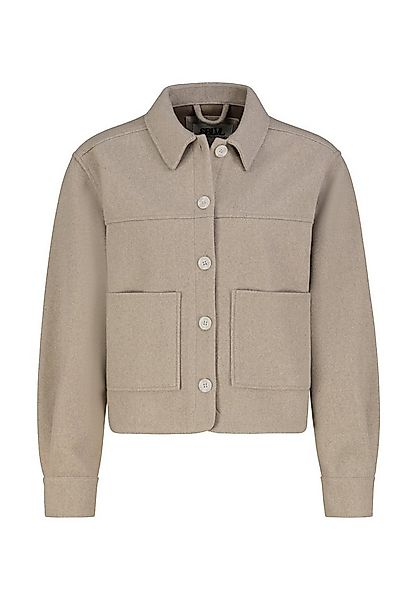 SUBLEVEL Hemdjacke Damen Übergangsjacke mit Umlegekragen Umlegekragen, aufg günstig online kaufen