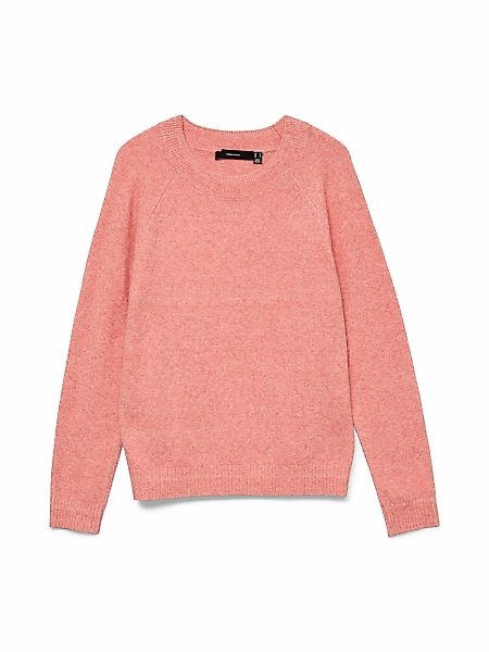 Vero Moda Rundhalspullover "VMDOFFY LS O-NECK BLOUSE GA NOOS" Materialmix, günstig online kaufen