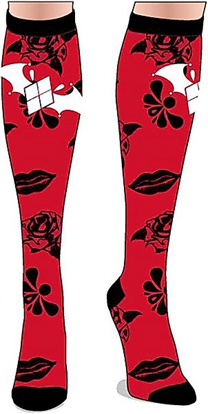 Batman Kniestrümpfe BATMAN Kniesocken Kniestrümpfe rot günstig online kaufen