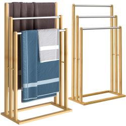 Casaria Handtuchständer, Stehend 2er Set Holz günstig online kaufen