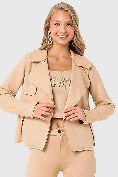 Cipo & Baxx Lederimitatjacke Jacken in Wildleder-Optik günstig online kaufen