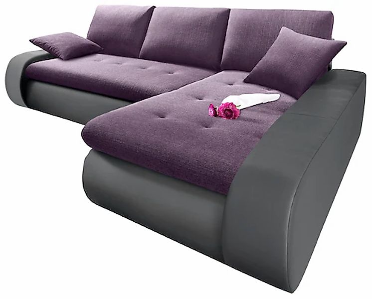 TRENDMANUFAKTUR Ecksofa »Indie, modern und bequem, Materialmix, OTTOs Choic günstig online kaufen