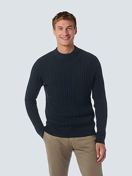 NO EXCESS Strickpullover mit Zopfmuster günstig online kaufen