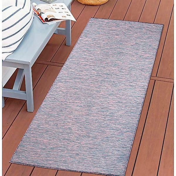 Carpet City Outdoorteppich "PALM 2778" rechteckig 5 mm Höhe Läufer, Wetterf günstig online kaufen