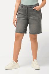 Ulla Popken Bermudas Jeansbermuda Mandy 5-Pocket-Form günstig online kaufen