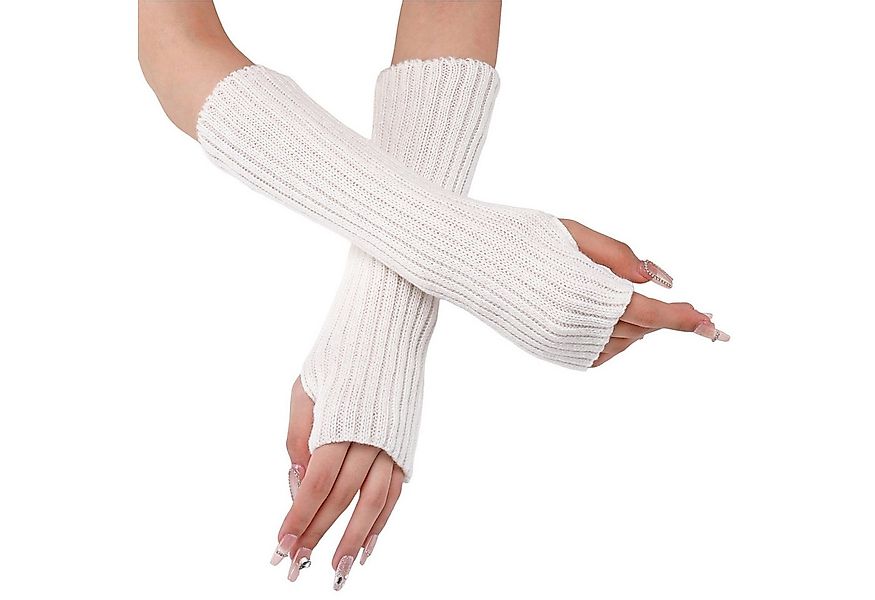Refttenw Strickhandschuhe 2 Paar Lange Handstulpen Gestrickte Handschuhe fü günstig online kaufen
