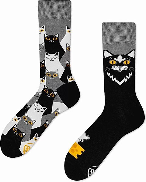 Many Mornings Socken Black Cat - Größe 39-42 günstig online kaufen