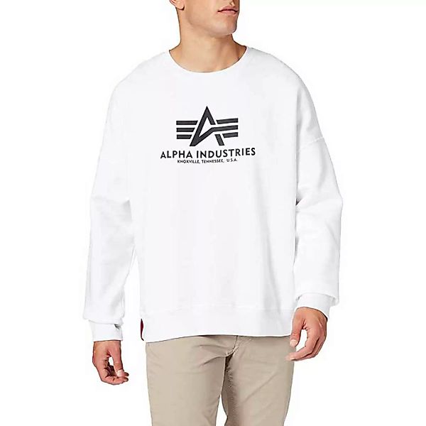 Alpha Industries Basic Os Sweatshirt S White günstig online kaufen