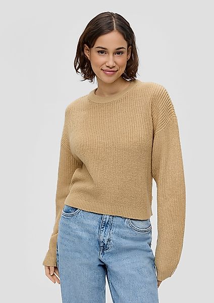 QS Strickpullover Leichter Sommerstrickpullover im Relaxed günstig online kaufen