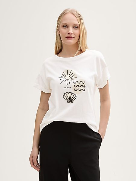 TOM TAILOR T-Shirt T-Shirt mit Print günstig online kaufen