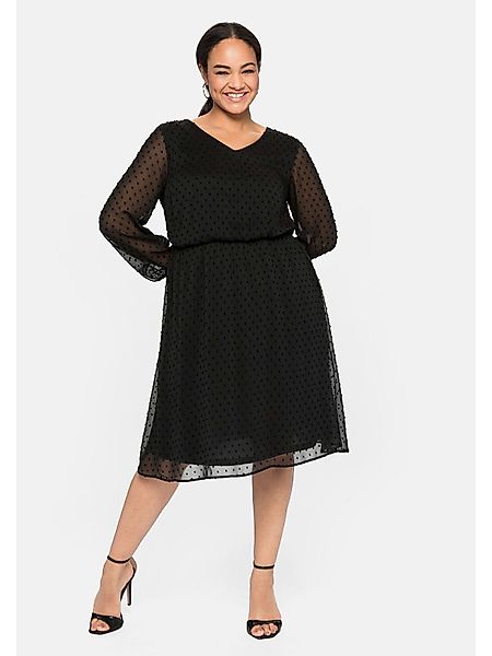 Sheego Abendkleid Große Größen mit 3D-Effekt, günstig online kaufen