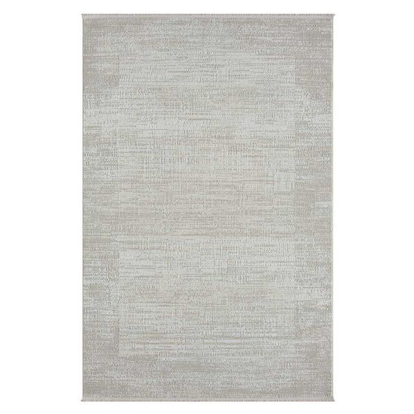 Teppich Rechteck Kurzflor in Cremefarben und Beige Skandi Design günstig online kaufen
